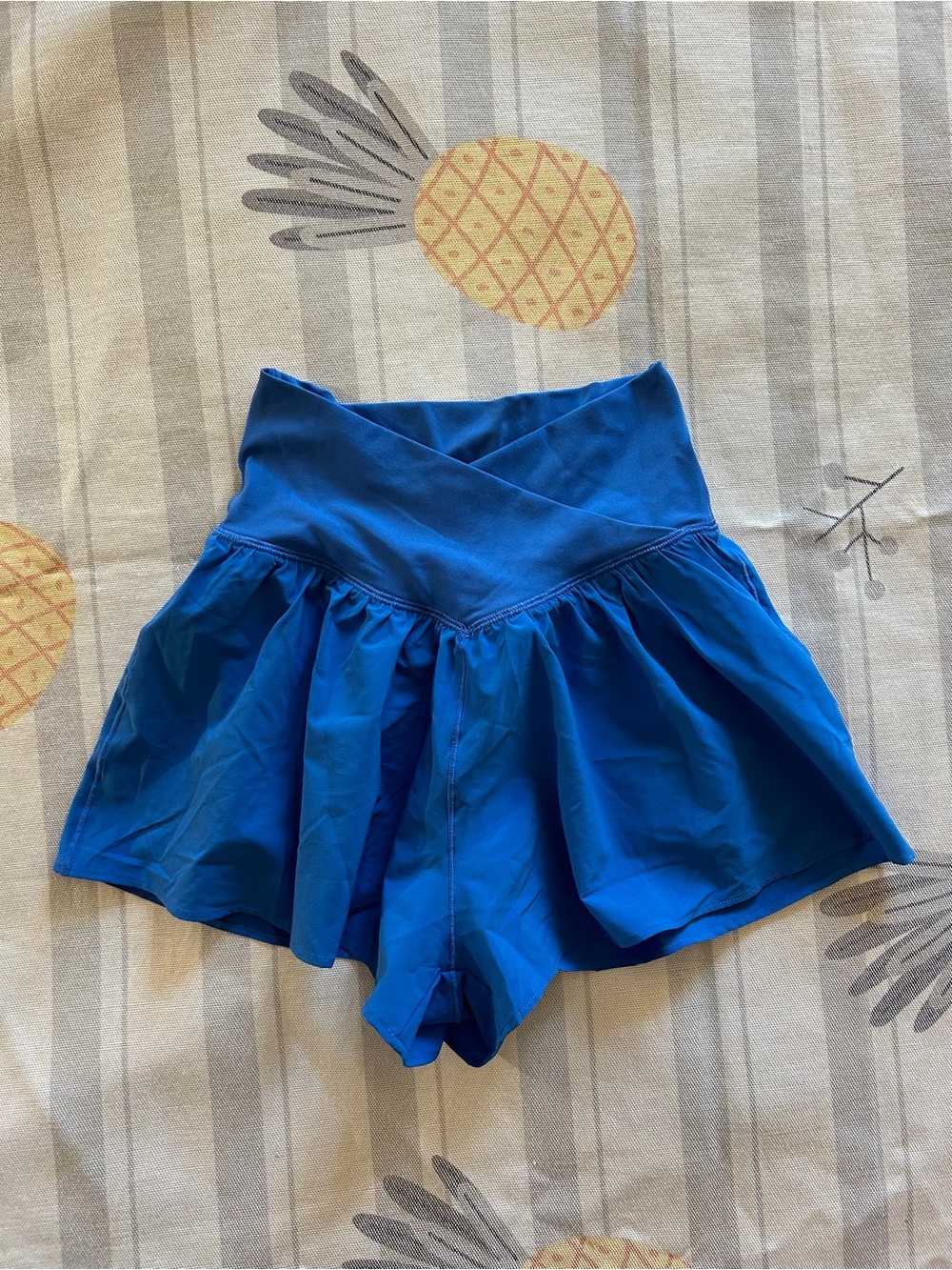 Offline by Aerie Blue Crossover Shorts